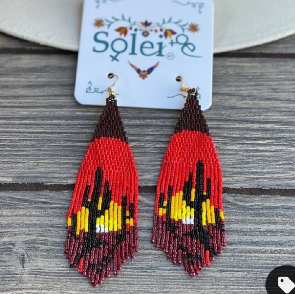 Desert Beaded Earrings